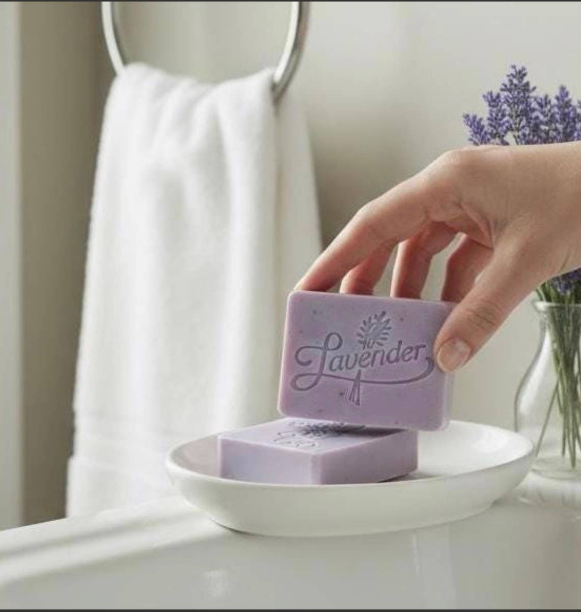 Calming Lavender natural bar soap