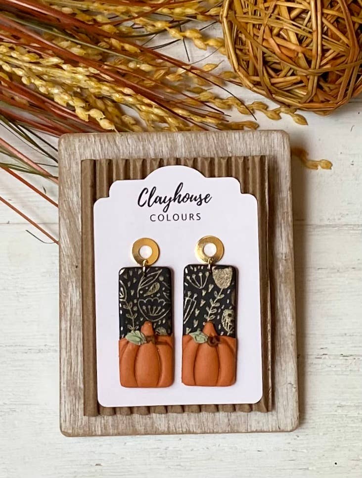 Pumpkin Earrings