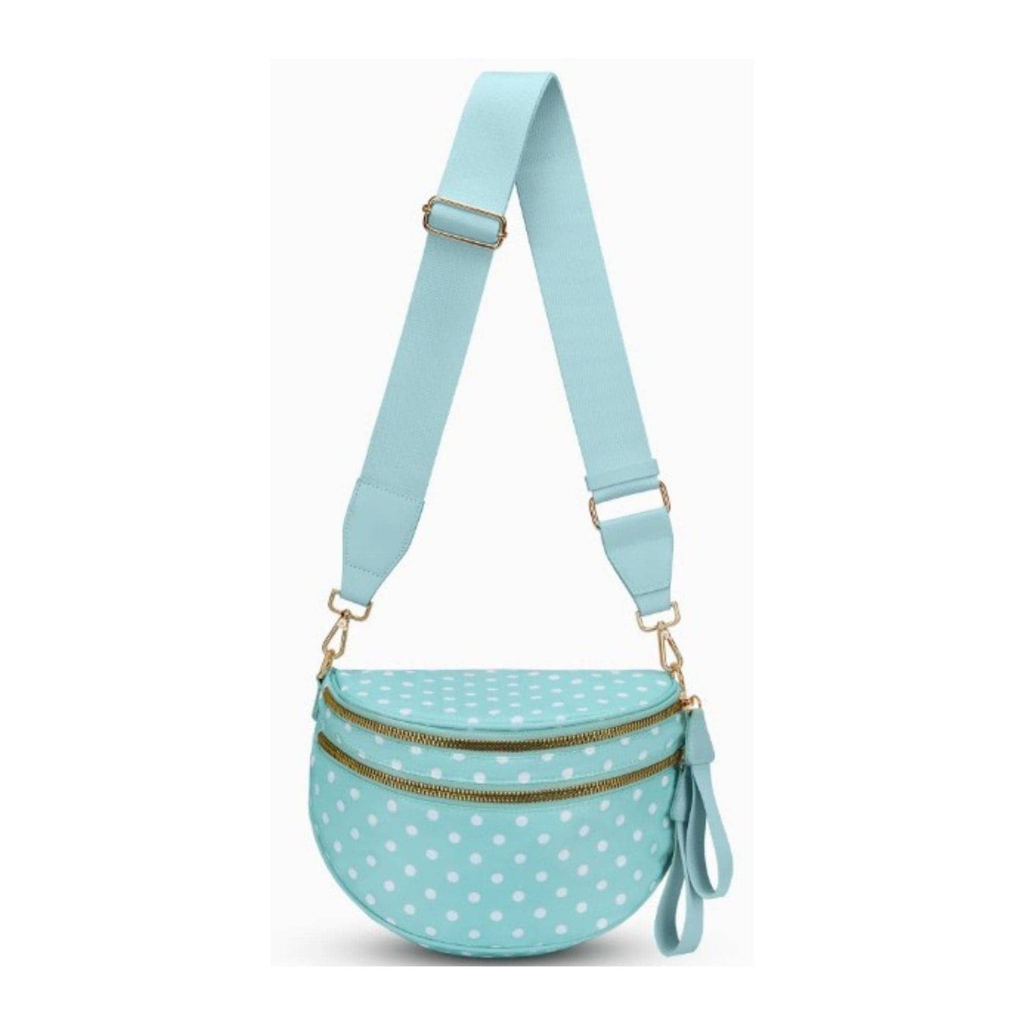 SF221011 Polka Dot Nylon Sling/Crossbody Bag
