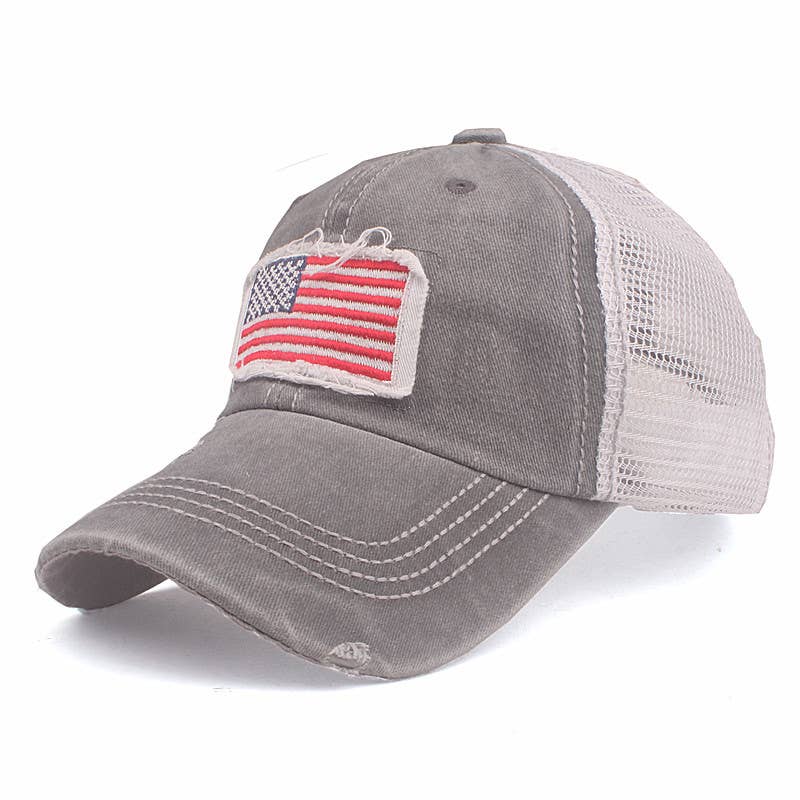 Fourth of July mesh baseball cap