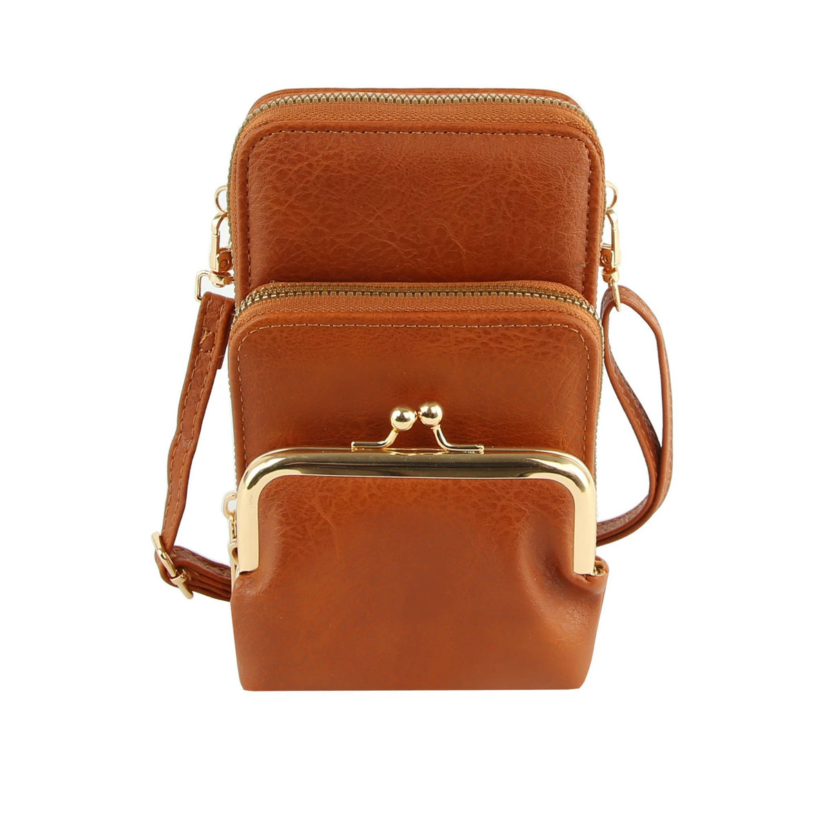 Small Crossbody for Women Double Zip Adjustable Strap Over t