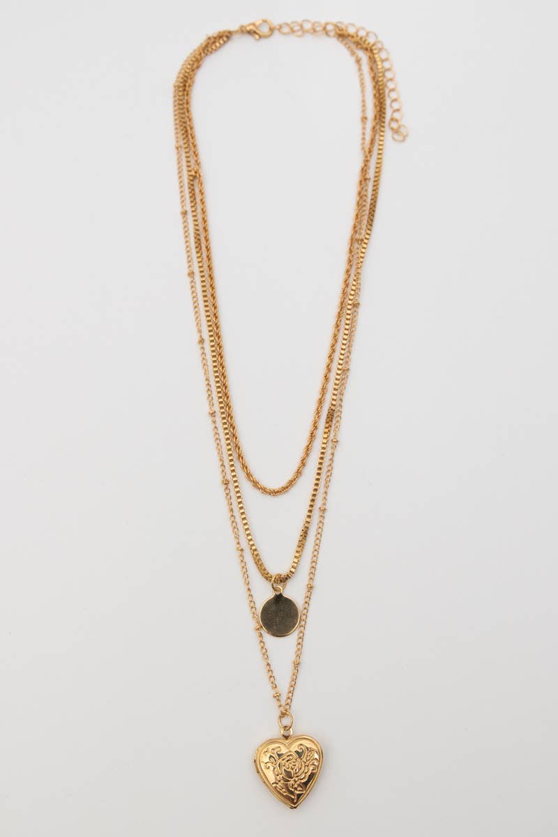 Close To My Heart Locket Layered Necklace π