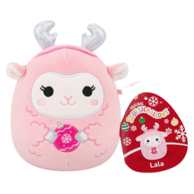 Squishmallow Christmas Plush Toy 5" Lala Lamb w/Ornament