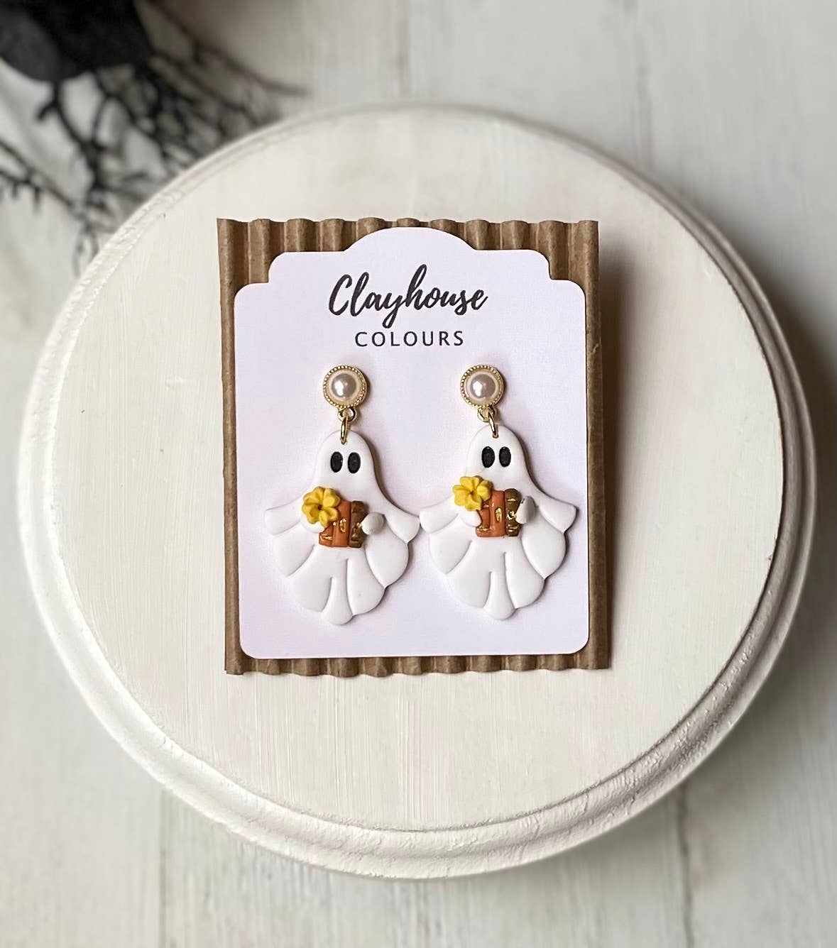 Halloween Book Earrings | Fall Book Earrings