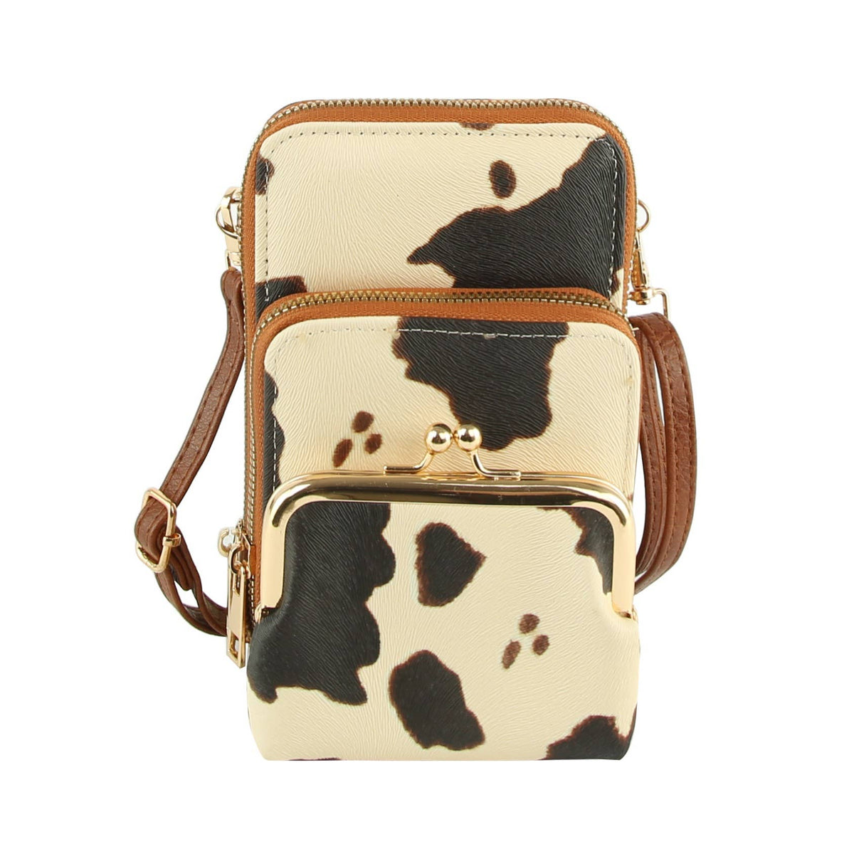 Small Crossbody for Women Double Zip Adjustable Strap Over t