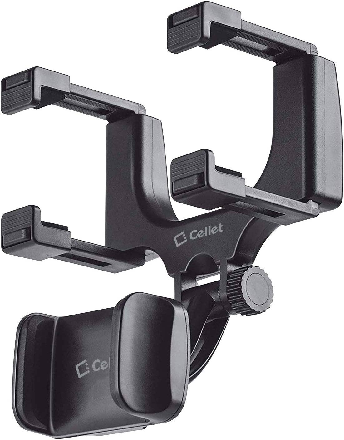 Car Rear View Mirror Phone Mount