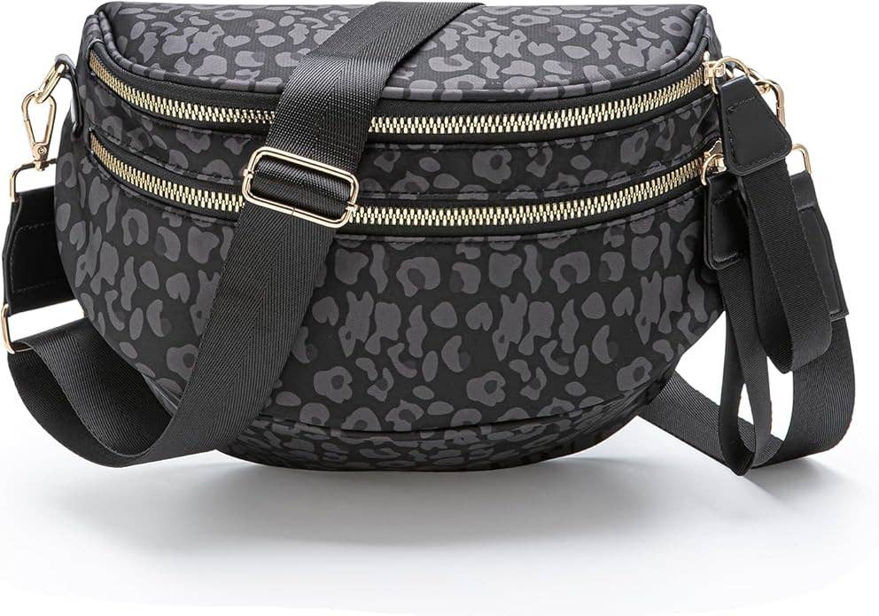 Leopard Camo Print Bum Bag Crossbody