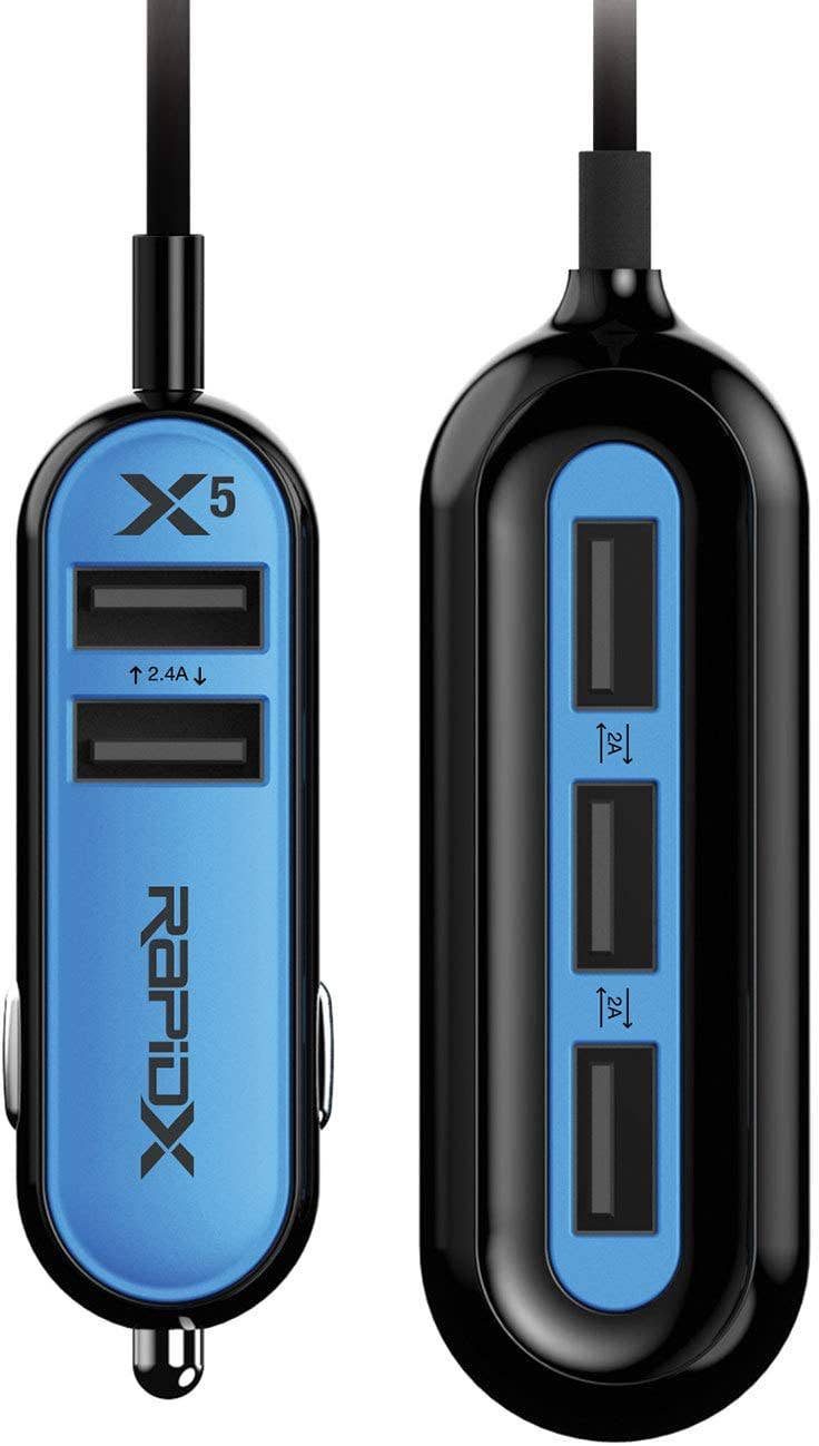 5 USB Port Car Charger