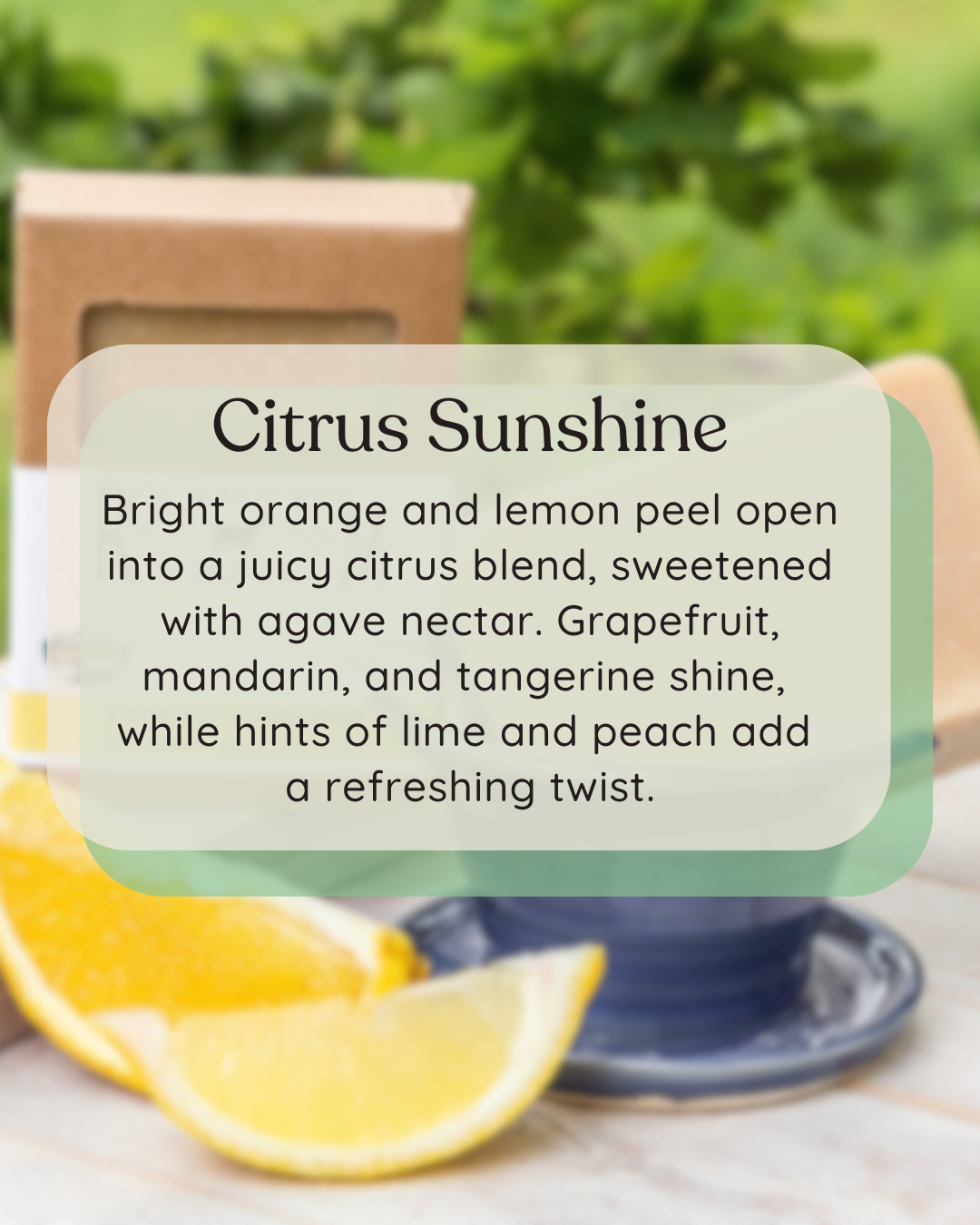 Citrus Sunshine Goat Milk Soap