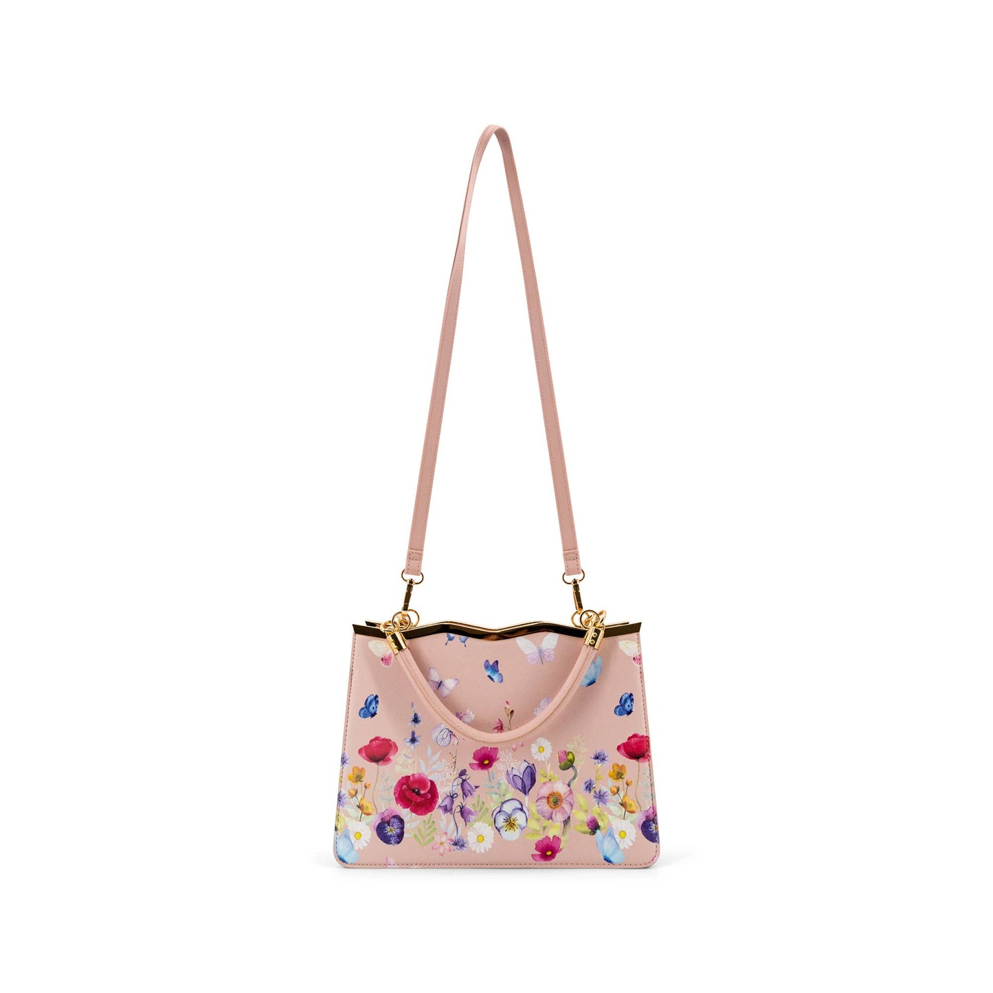 Clarette Floral Tassel Top Handle Crossbody Bag