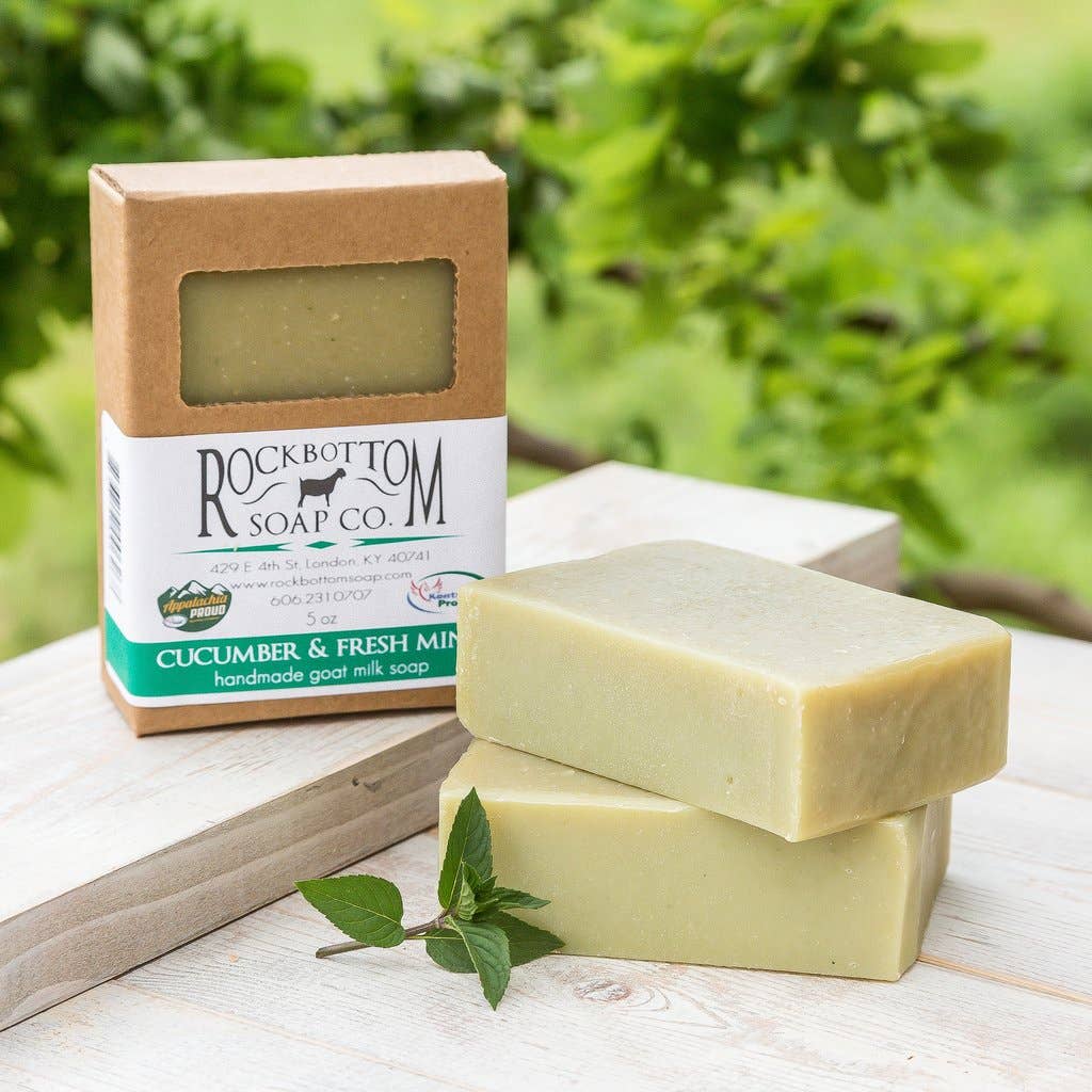 Cucumber & Fresh Mint Goat Milk Soap