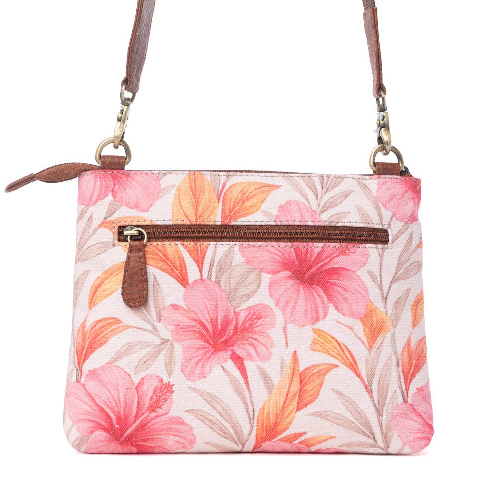 Maple Ridge Cotton & Leather Crossbody Bag Variant Combo