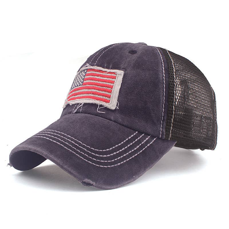 Fourth of July mesh baseball cap