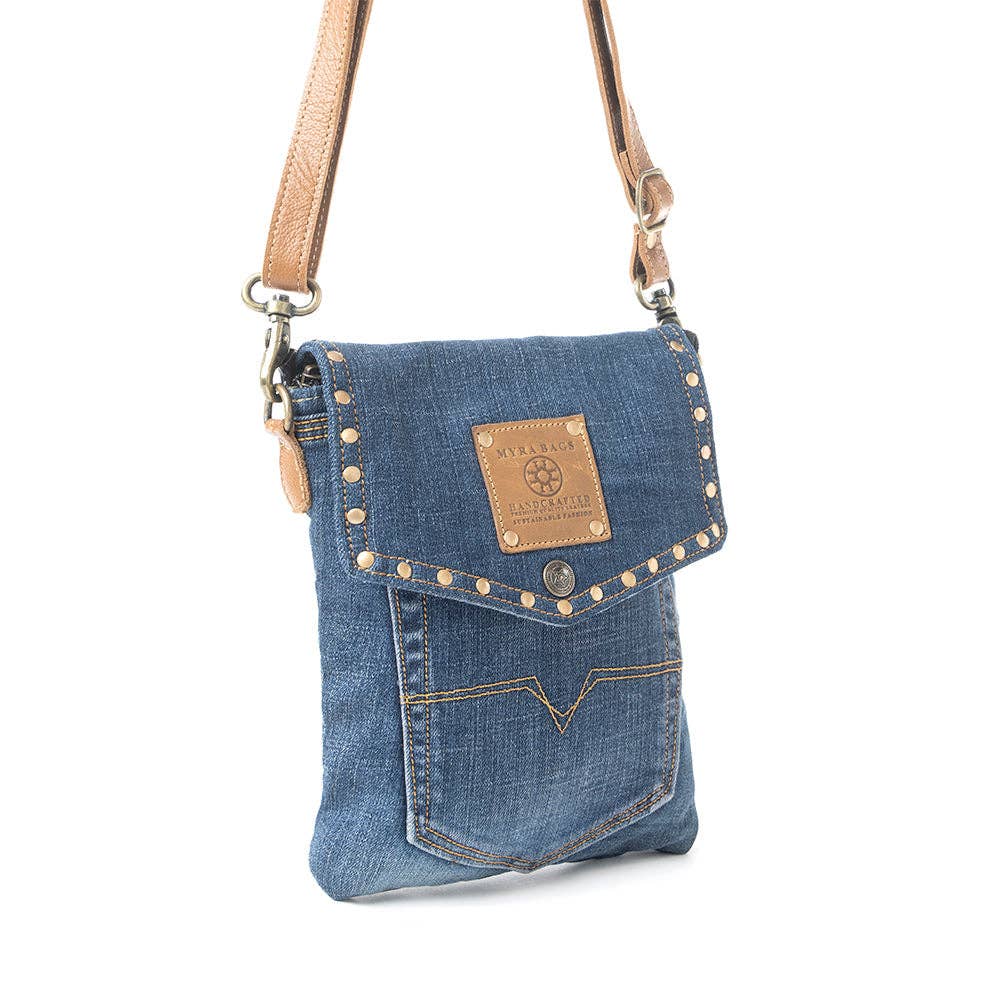 Dahlia Denim Crossbody Bag