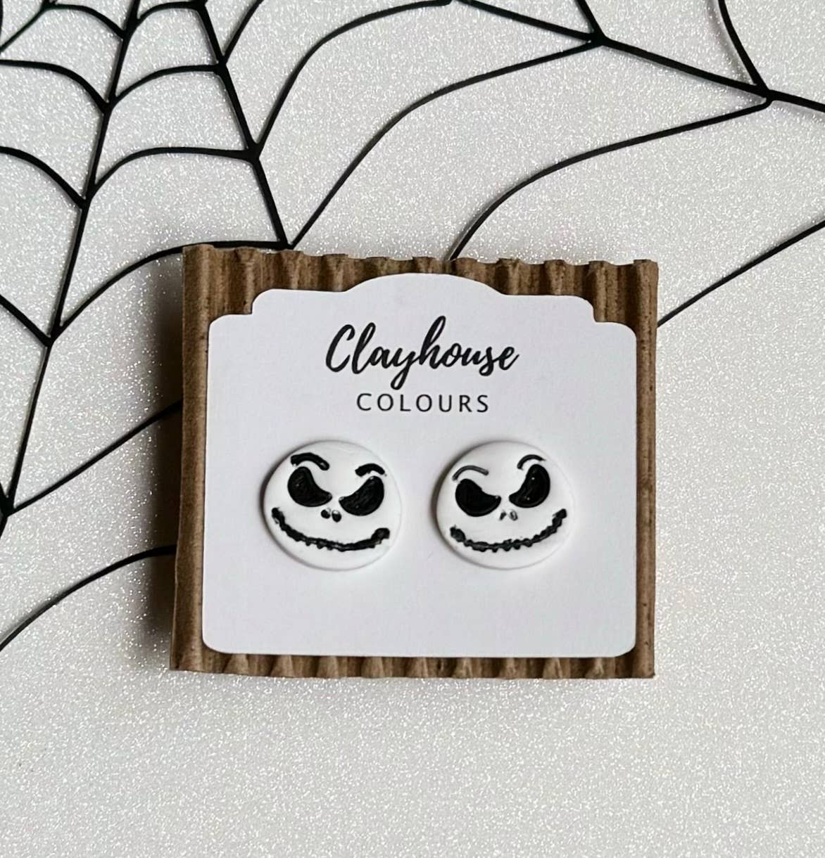 Nightmare Before Christmas Clay Earrings 