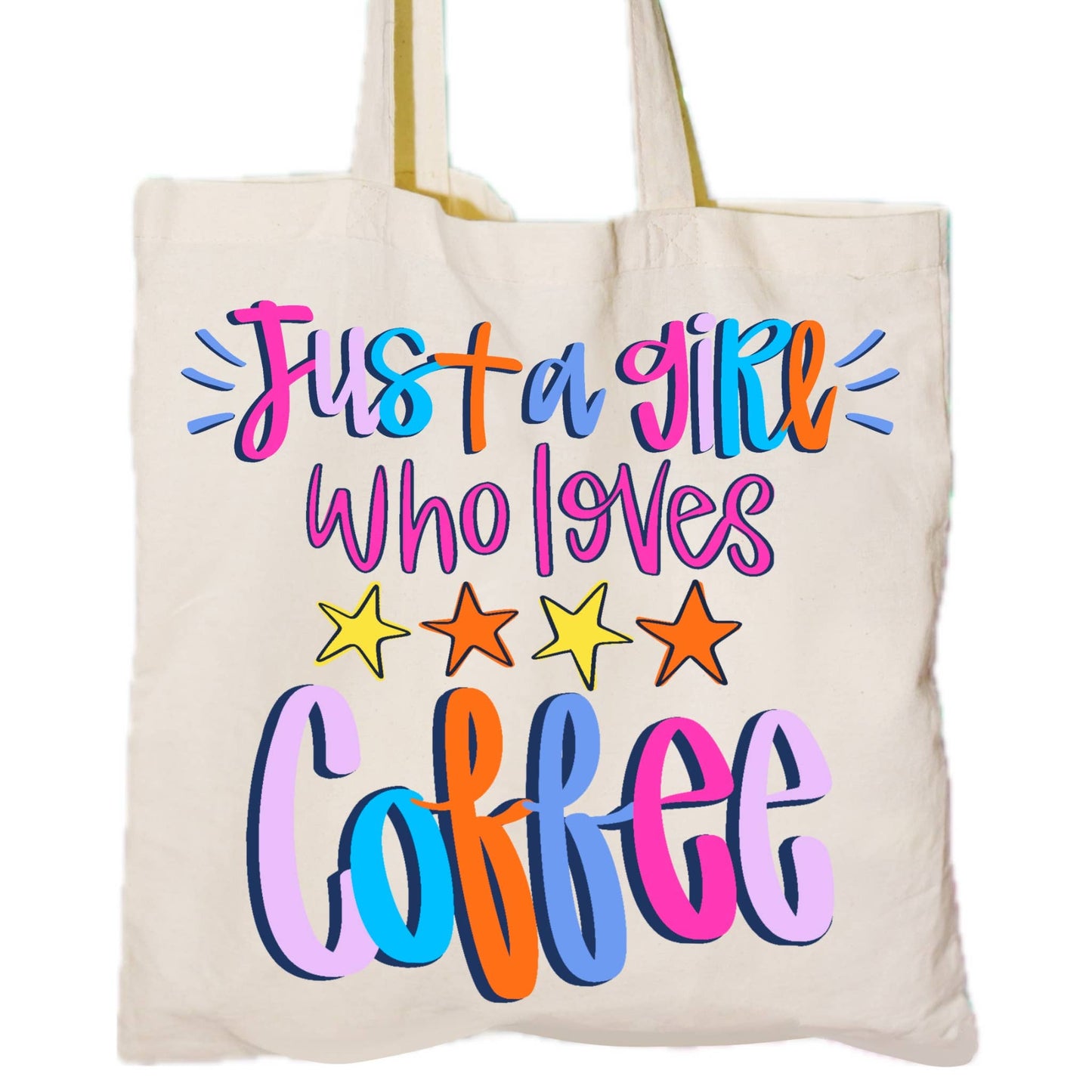 Just a girl who loves coffee tote bag
