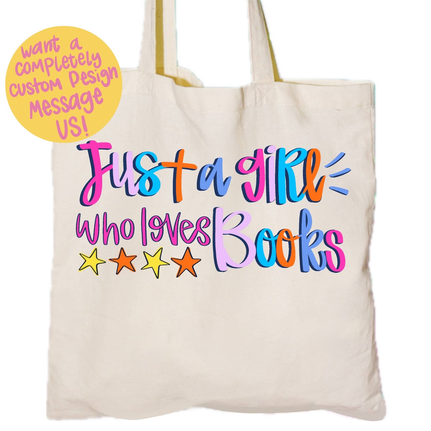 Just a girl who loves books tote bag