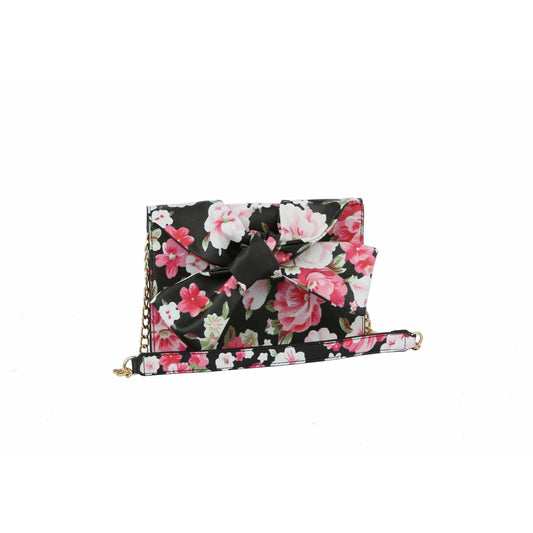 Fashion Flower Printed Evening Clutch purse
