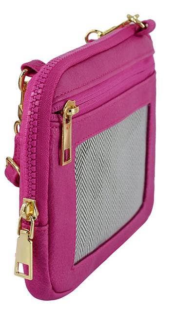 AD007 Cell Phone Mini Crossbody Wallet Bag