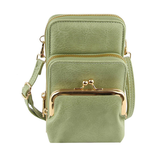 Small Crossbody for Women Double Zip Adjustable Strap Over t