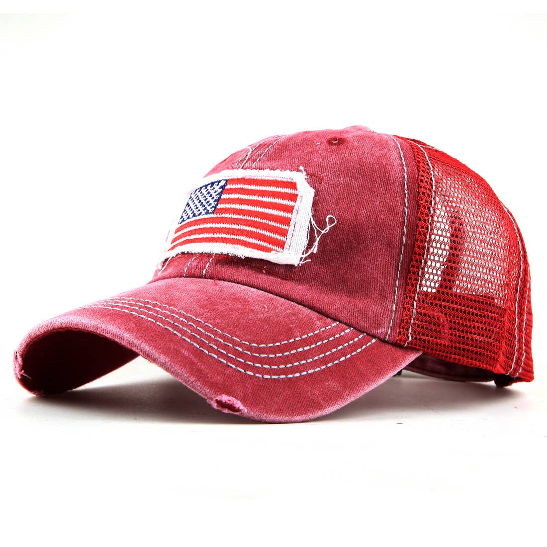 Fourth of July mesh baseball cap