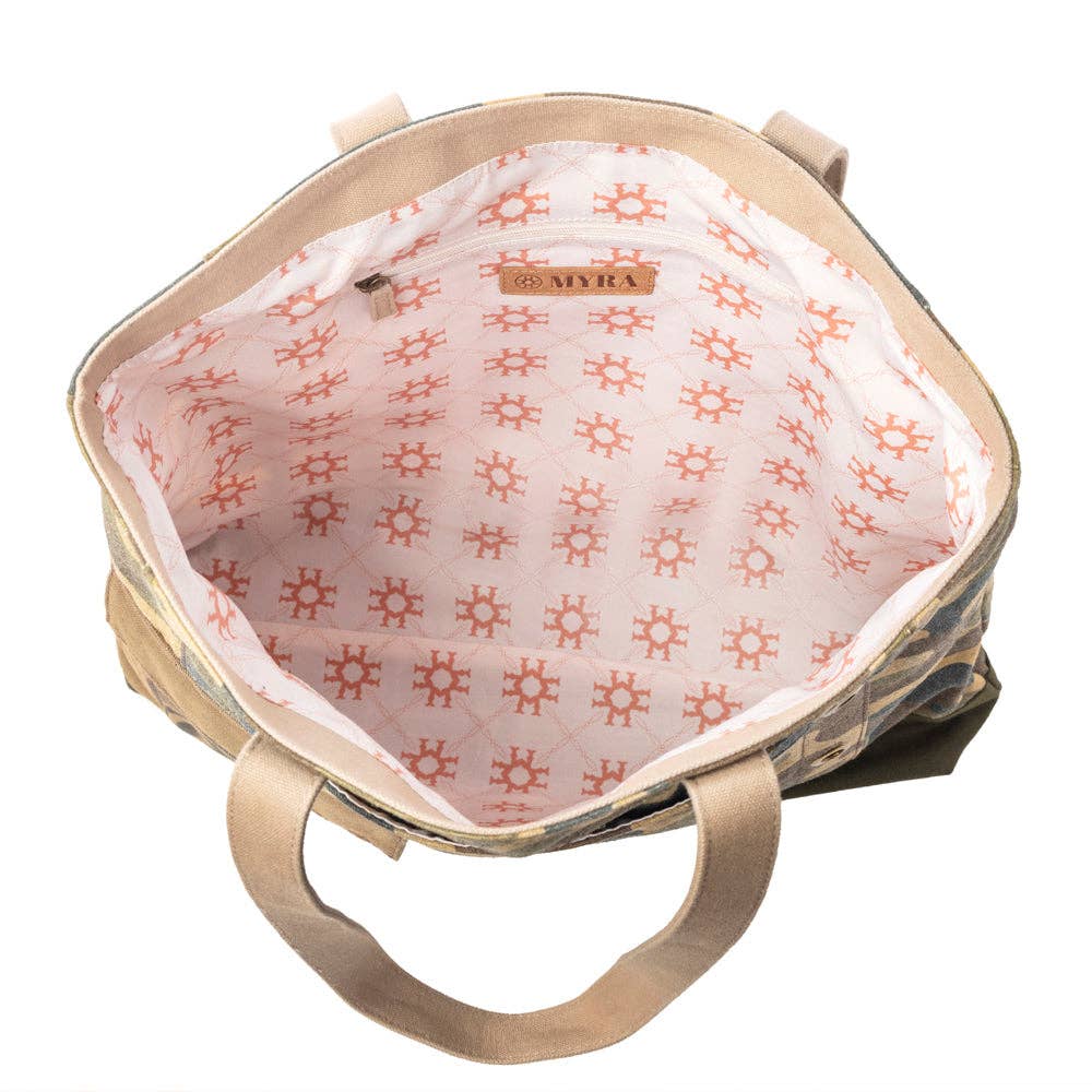 Ranger’s Day Tote Bag in Jungle Camo Green