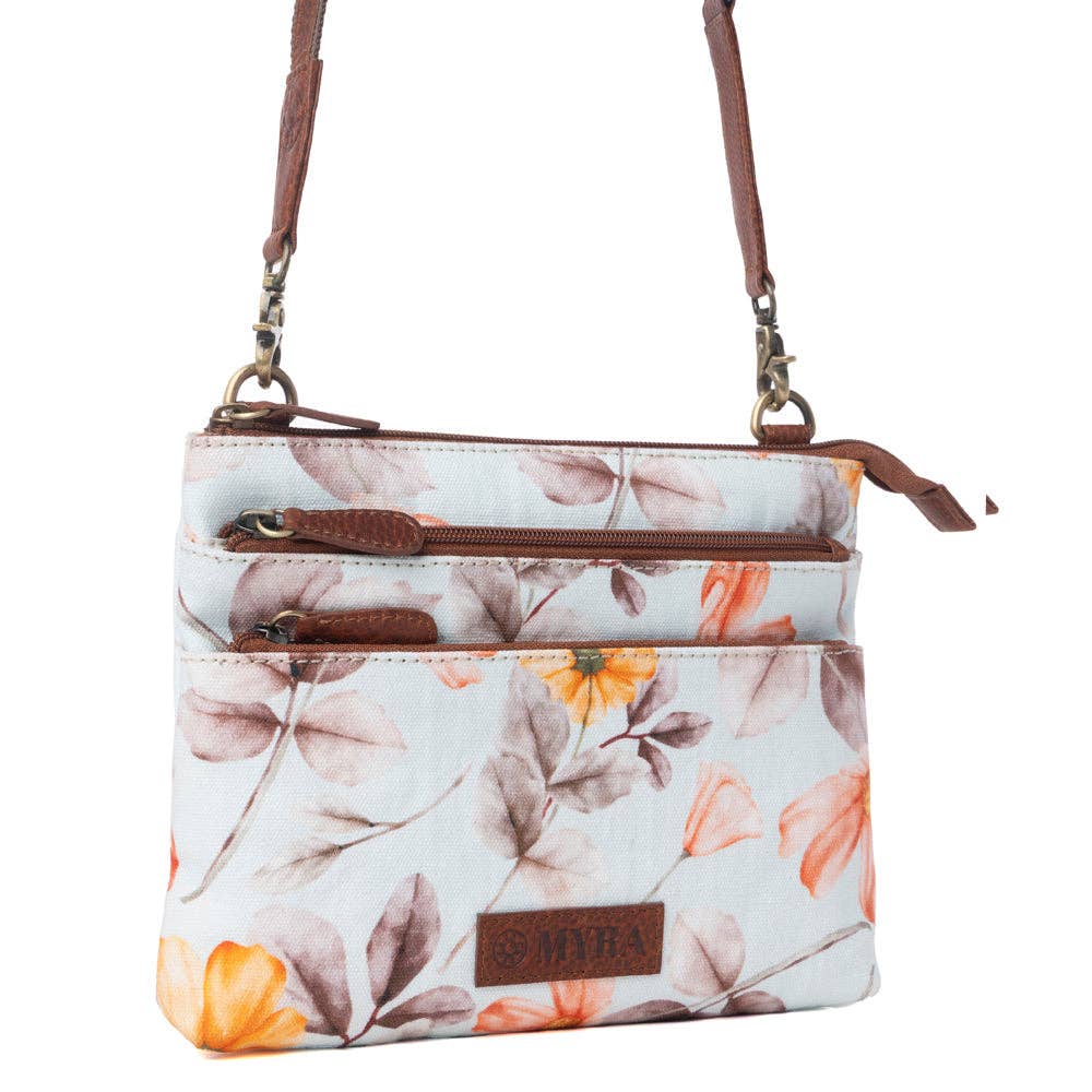Maple Ridge Cotton & Leather Crossbody Bag Variant Combo