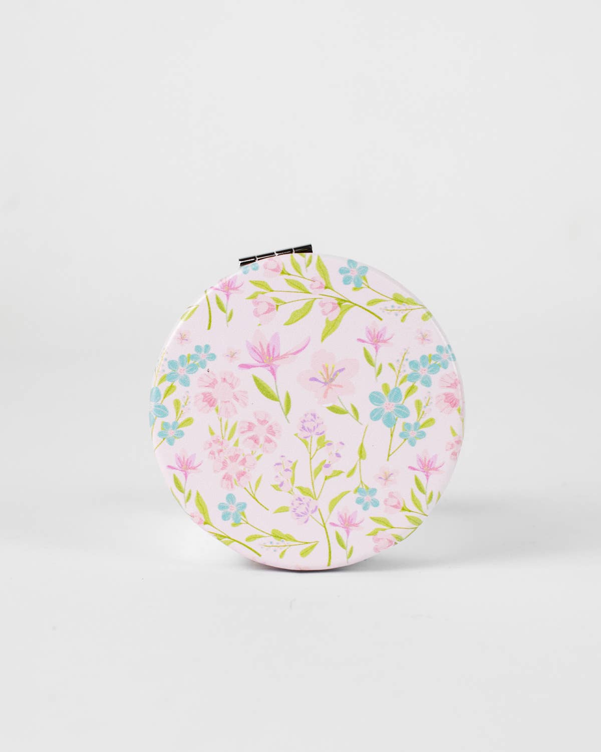 Willow Pocket Mirror   Pink/Multi   2.75"
