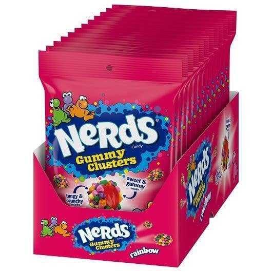 Nerds Gummy Clusters 5 Oz Peg Bag Rainbow