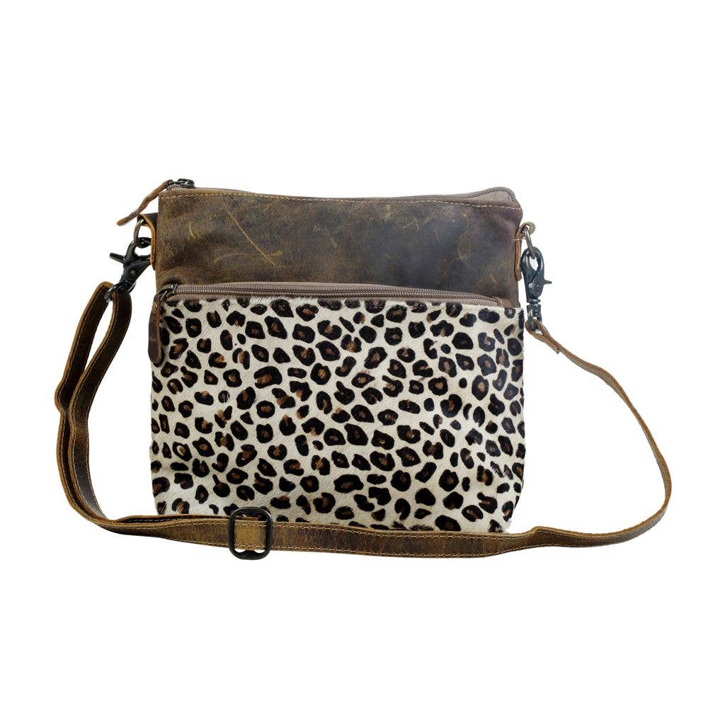 Feline Leather & Hairon Bag