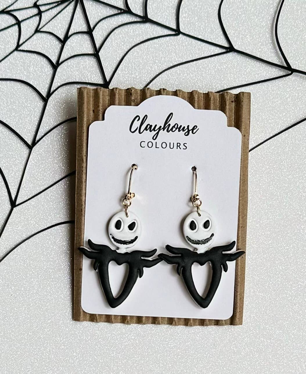 Nightmare Before Christmas Clay Earrings 