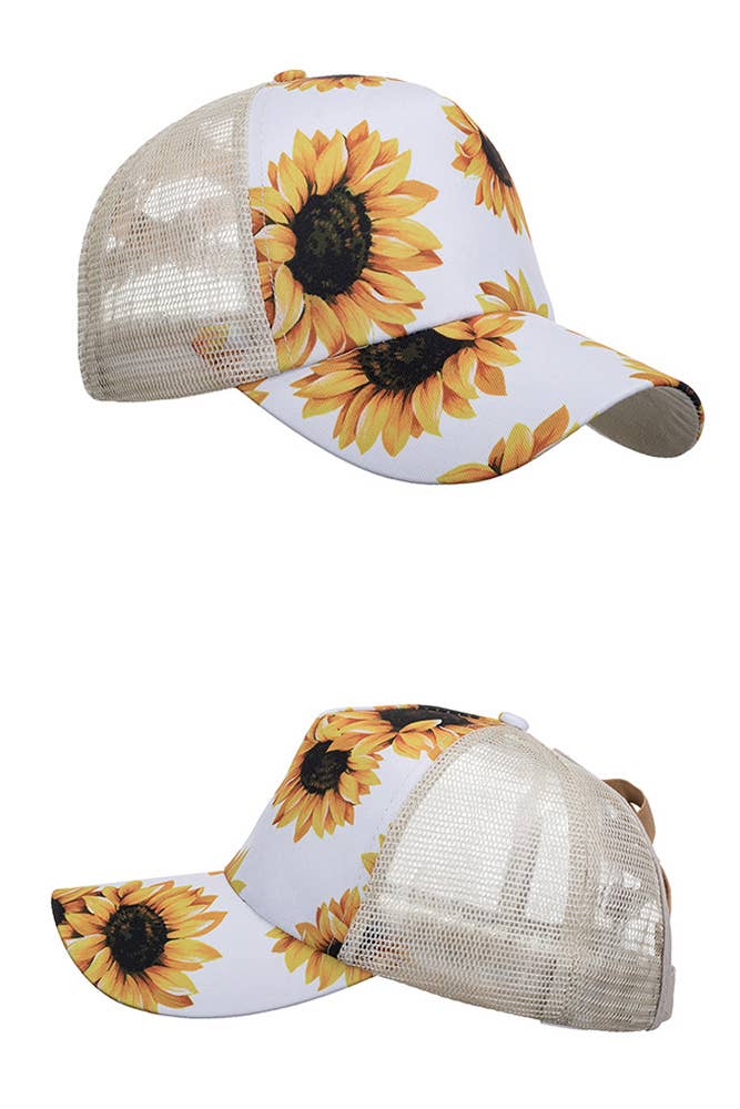 Sunflower Baseball Cap MOQ 3pcs ZMM016