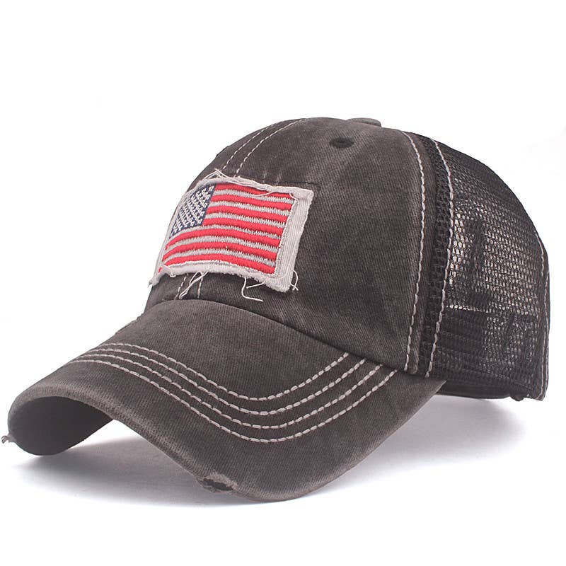 Fourth of July mesh baseball cap
