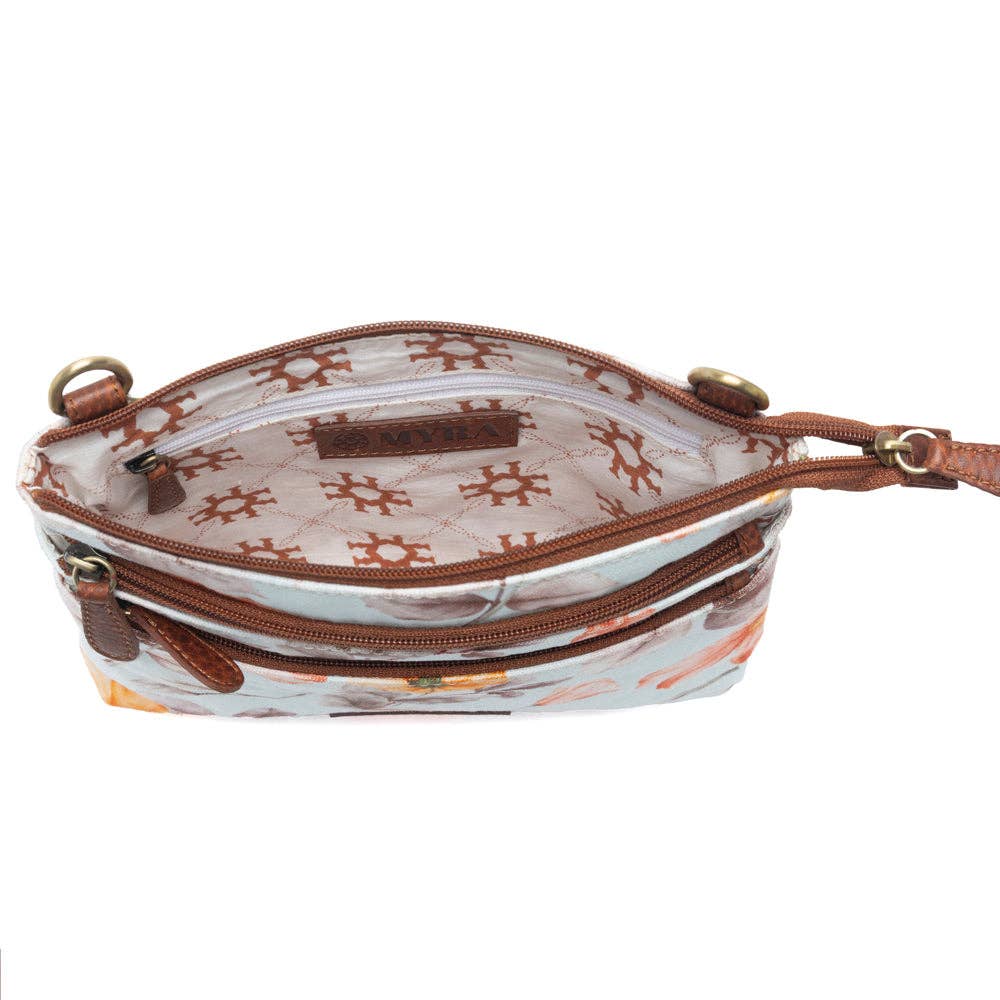 Maple Ridge Cotton & Leather Crossbody Bag Variant Combo