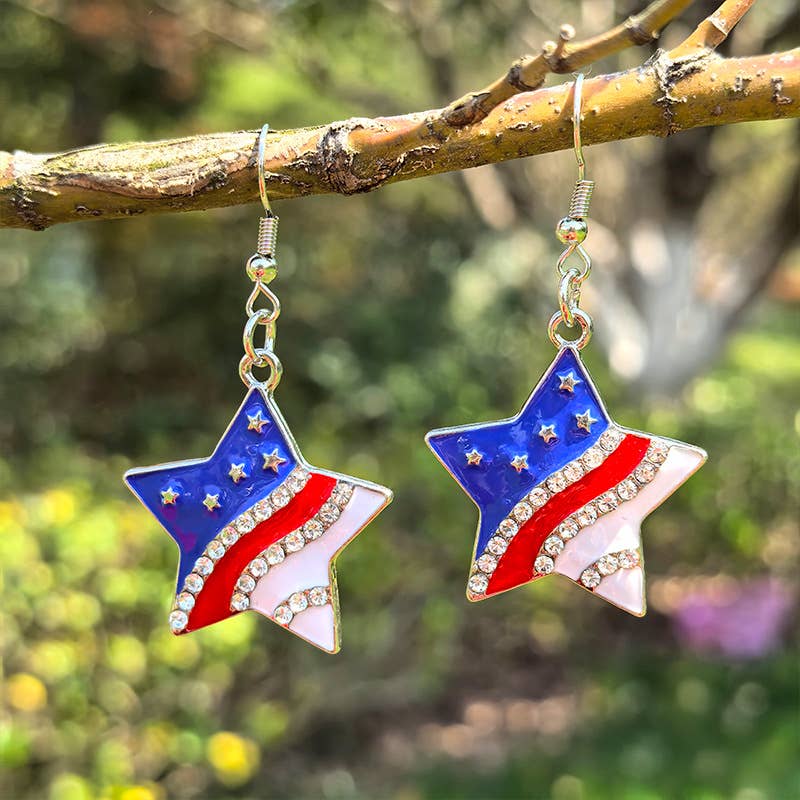 Fourth Of July Series Fashion Earrings