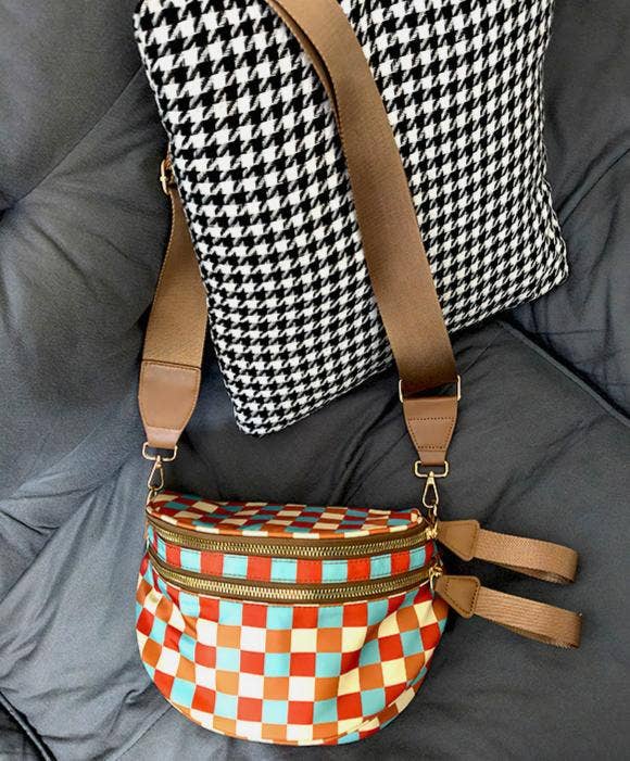 Leopard Camo Print Bum Bag Crossbody