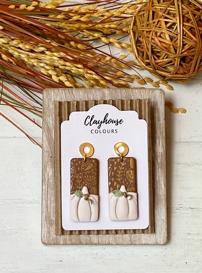 Pumpkin Earrings