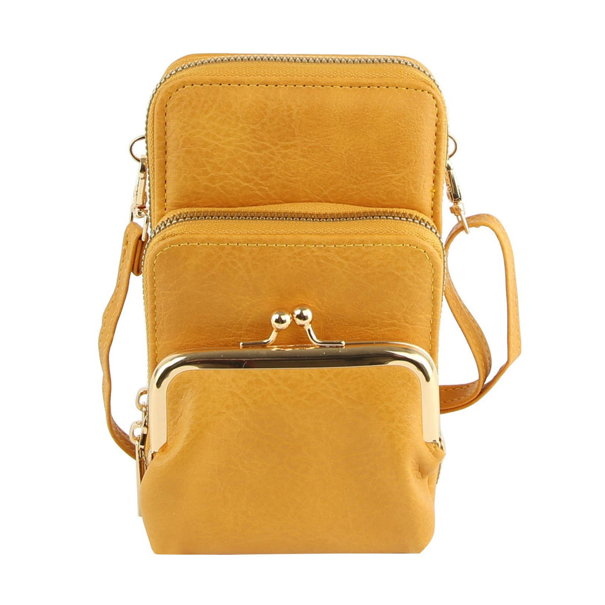 Small Crossbody for Women Double Zip Adjustable Strap Over t