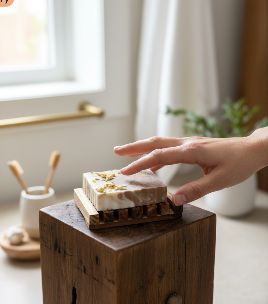 Cocoa butter cashmere luxury goat milk soap