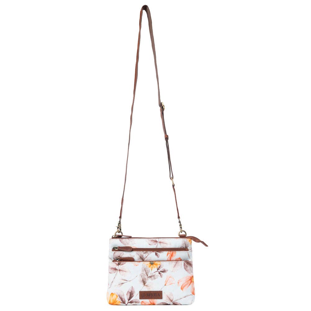 Maple Ridge Cotton & Leather Crossbody Bag Variant Combo