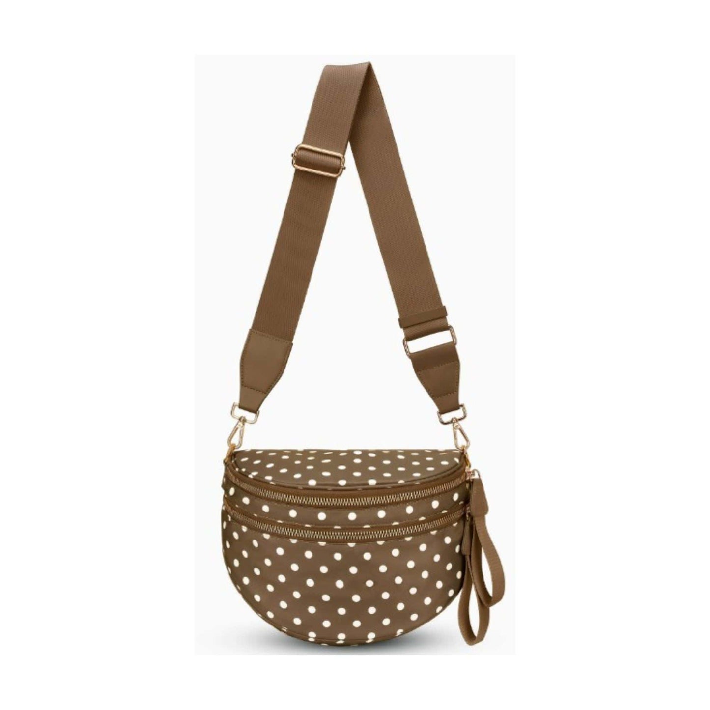 SF221011 Polka Dot Nylon Sling/Crossbody Bag