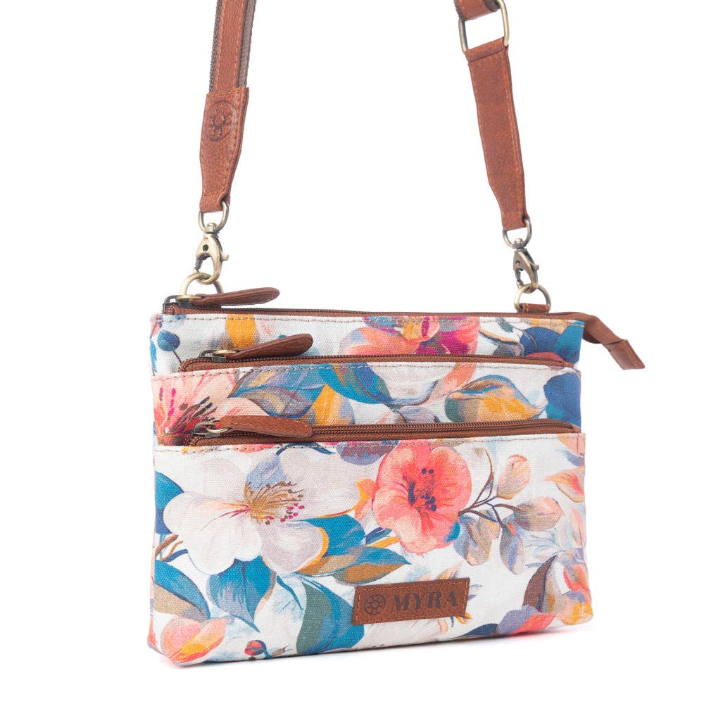 Maple Ridge Cotton & Leather Crossbody Bag Variant Combo