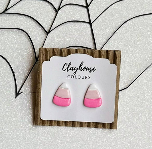 Pink Halloween Earrings 