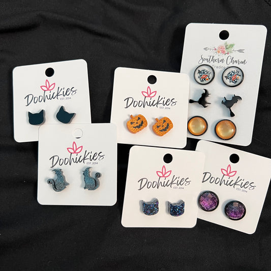 Halloween stud earrings