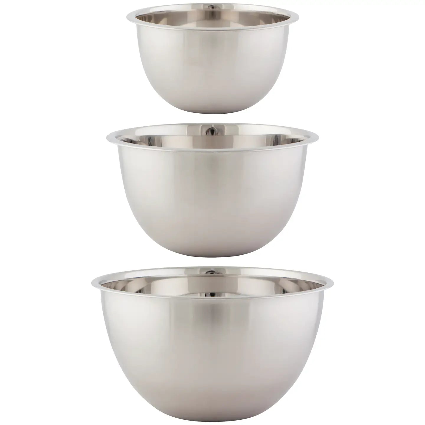 Stainless steel mixing bowl set of 3