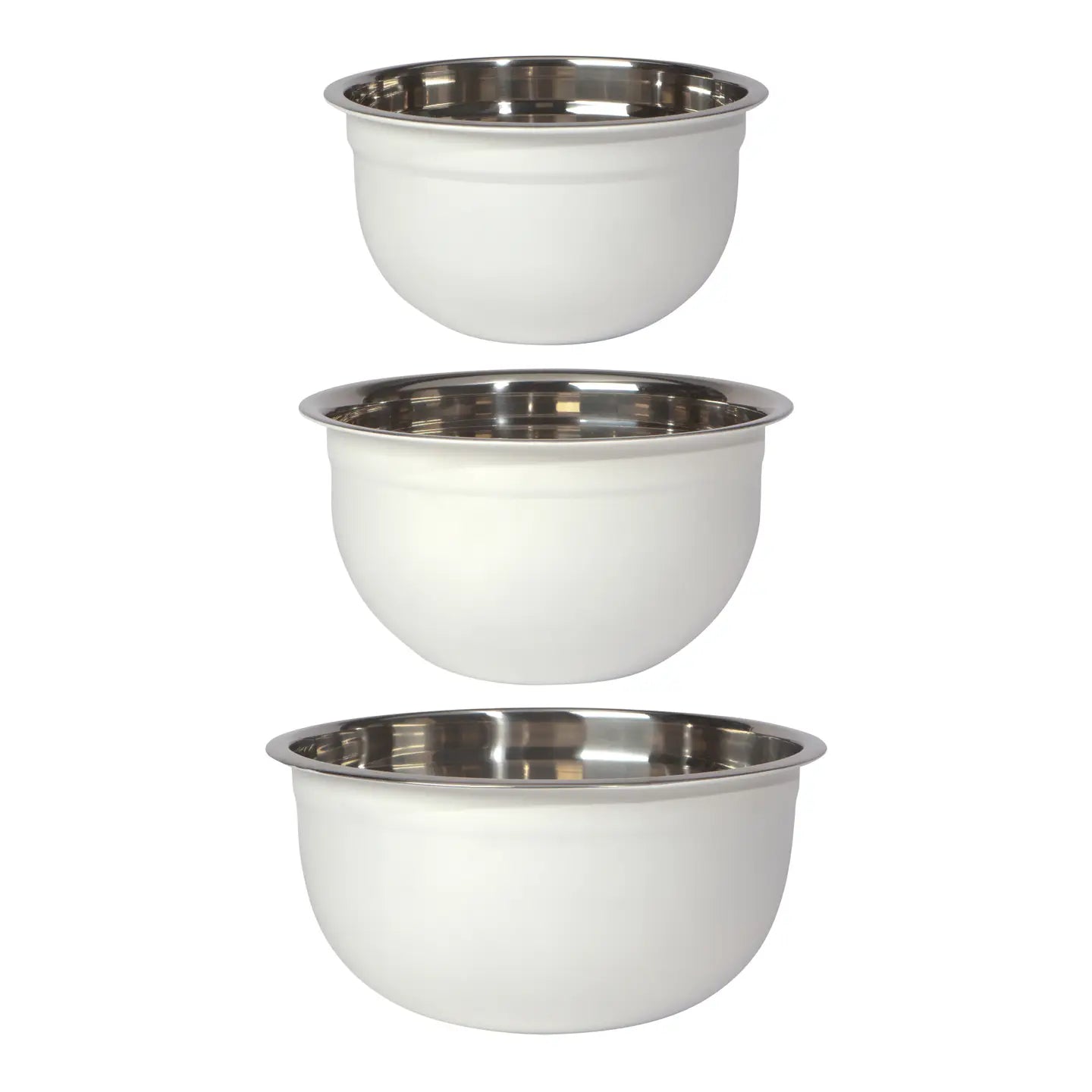 Stainless steel mixing bowl set of 3