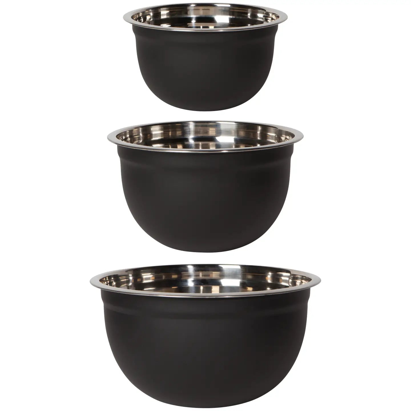 Stainless steel mixing bowl set of 3