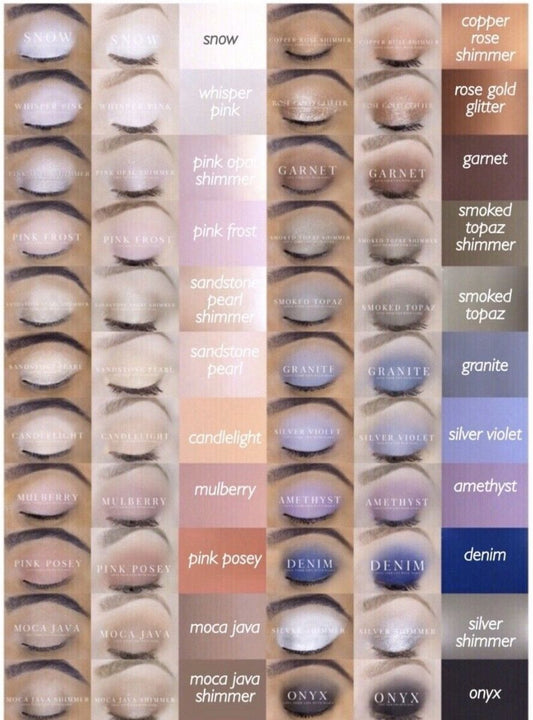 Senegence eye shadows