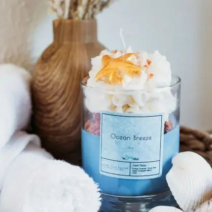 Ocean Breeze Dessert Candle