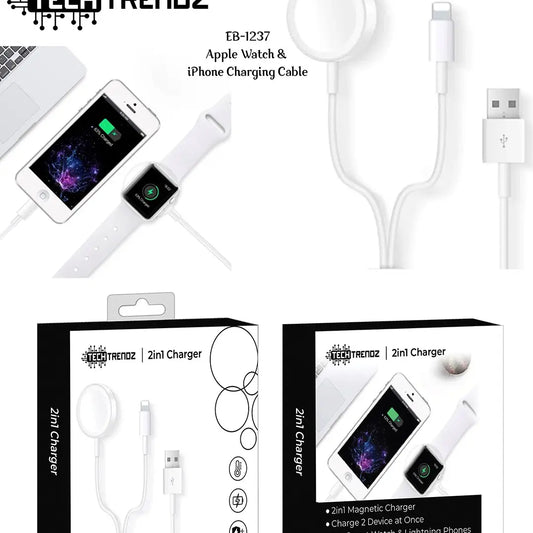 2 in 1 Charger for smart watch and phone